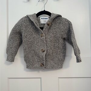 Old Navy Kids' Gray Button-Up Sweater